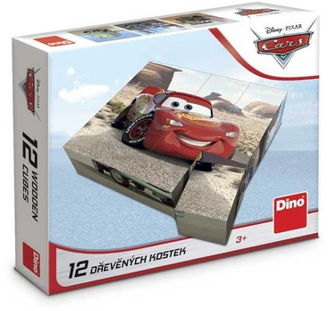 Dėlionė Dino Cube Puzzle 12 pc The Cars