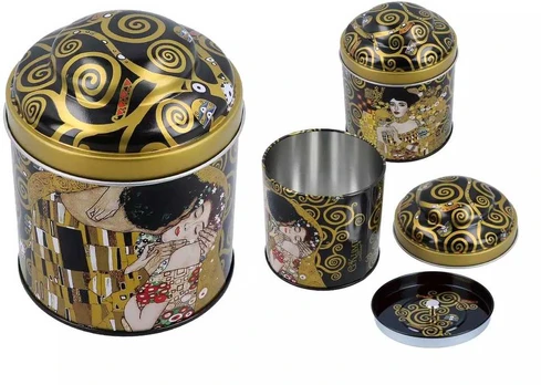 Carmani Metalinė dėžutė G.Klimt mix 1vnt 9x11cm