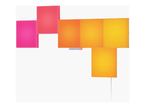 Nanoleaf Blocks Big Squares Starter Kit (6 Panels)|16M+ colours | N8100K02-6BS