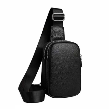 Natūralios odos rankinė , BlackZip2