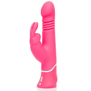 Happy Rabbit - Thrusting Realistic Vibrator Pink pulsatorius