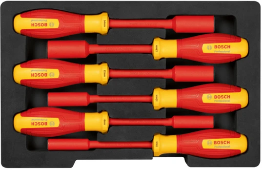 Bosch VDE Socket wrench set 6pc (hex)