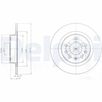Stabdžių diskas DELPHI BG4300
