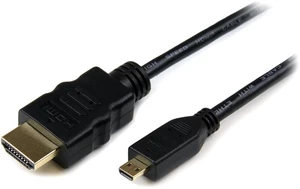 Kabelis StarTech High Speed HDMI HDMI, Micro HDMI, 3 m, juoda