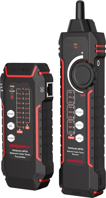 Ermenrich NetGeeks NP35 Network Cable Tester