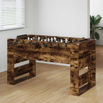 Futbolo stalas 2 pcs Rūkyta ąžuolas 146,5 x 74 x 85 cm
