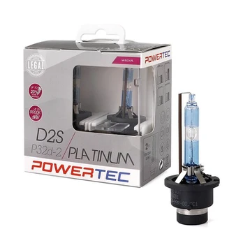 Automobilinė ksenon lemputė Powertec Platinum +130% D2S Duo, 2 vnt.