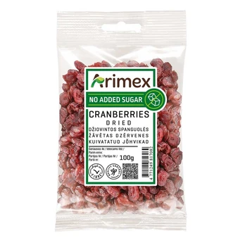 Džiovintos spanguolės ARIMEX, 100 g