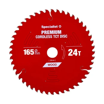 SPECIALIST+ pjovimo diskas Cordless 165x24Tx20mm
