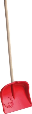 Kastuvas, vaikiškas Viking Junior, medis/polipropilenas (pp), raudona/medžio