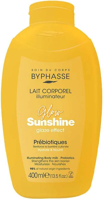 Byphasse GLOW SUNSHINE illuminating pienelis kūnui with prebiotics 400 ml