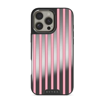 Strawberry Jam - iPhone 16 Pro Max Case, Elite Mirror (MagSafe) / Gunmetal