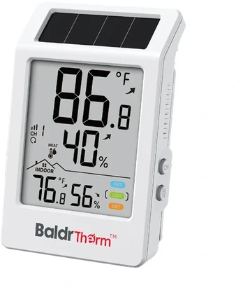 Rainpoint BALDRTHERM B0707 Solar-Powered Thermo-Hygrometer