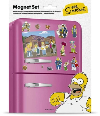 ERIK The Simpsons Moe's Tavern Die-cut magnet set