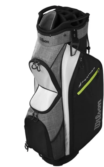 Wilson - Feather Cartbag – Juodas/Pilkas/Baltas