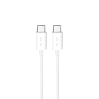 Kabel Puro TPE 25W USB-C - USB-C 3m - biały