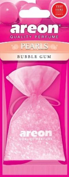 Areon Pearls automobilių oro gaiviklis Bubble Gum maišelyje