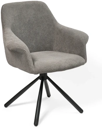Valgomojo kėdė Pari/Coco 13-Swivel Conic KD, Pilka