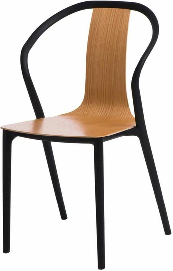 D2.DESIGN Kėdė Bella juoda/natūrali