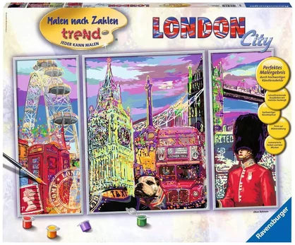 Ravensburger tapyba pagal skaičius „Londonas“, 80×50 cm