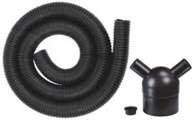 Einhell Einhell ištraukimo adapterių rinkinys 4310630 (juodas, ? 100 mm > ? 36 mm)