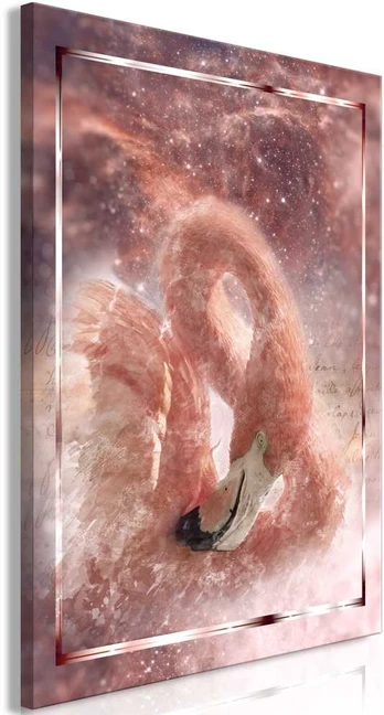 Artgeist Paveikslas - Space Flamingo (1 Part) Vertical