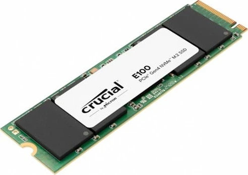 Crucial E100 1TB SSD PCIe 4.0 Gen4 M.2 2280 NVMe, Read/Write: 5000/3000 MB/s