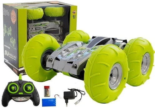Rc automobilis Big Wheels, žalia