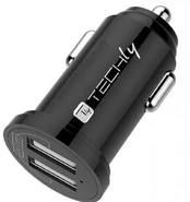 Techly USB Autoladegerät 4800mA 2p Juodas kaina