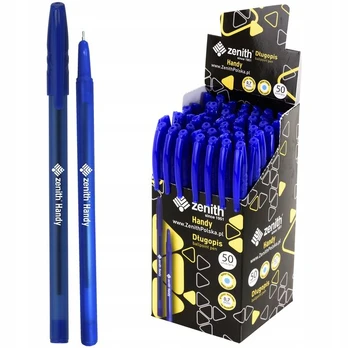 Zenith Handy mėlynas rašiklis, 0,7mm, 50 vnt.