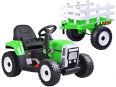 Tractor with a trailer for a battery + PA0242 remote control kaina
