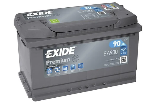 EXIDE Premium EA900 90Ah 720A (EN) akumuliatorius
