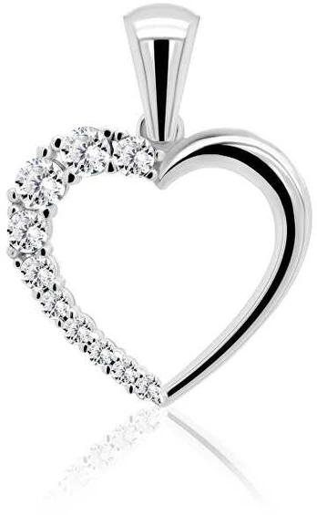 Brilio Silver Romantic sidabrinis pendant with zircons PT42W