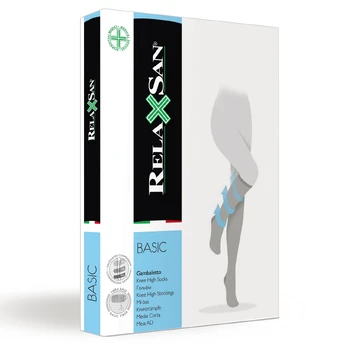 Relaxsan Basic kojinės iki kelių 140den 2d/ruda/850