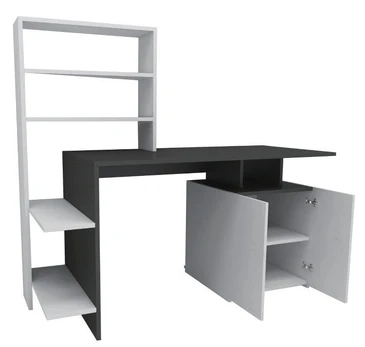 Stalas Kalune Design Melis 550ARN2212, baltas/antracito