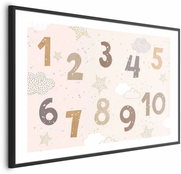 Artgeist Plakatas - Numbers with Falling Snow