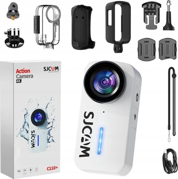 Veiksmo kamera Sjcam C110+, balta