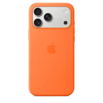 Dėklas Apple iPhone 17 Pro Max Silicone Case with MagSafe Orange
