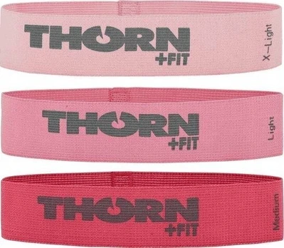 Pasipriešinimo gumų rinkinys Thorn +Fit Mini Bands Lady Textile