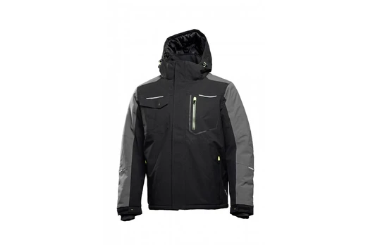 AMOS insulated jacket with hood juodas S (48)