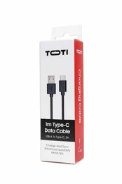 Laidas Toti, 1 x USB Type C/1 x USB Type-A, 1 m, juoda kaina