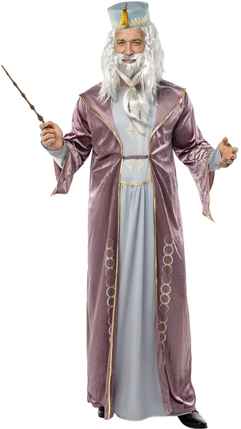 Dumbldoro (Dumbledore) perukas ir barzda – „Haris Poteris“ (Harry Potter)