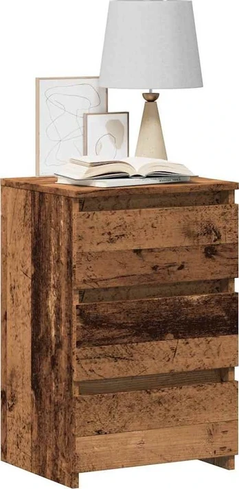 Spintelė prie lovos Old Wood 40x35x62,5 cm Engineered Wood