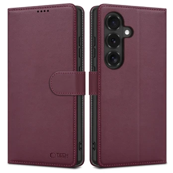TECH-PROTECT PINIGINĖS TIPO DĖKLAS Samsung Galaxy S26 FE MULBERRY