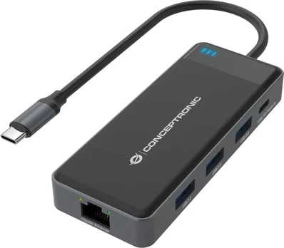 „Conceptronic DONN14G 7-in1“ USB 3.2 prijungimas