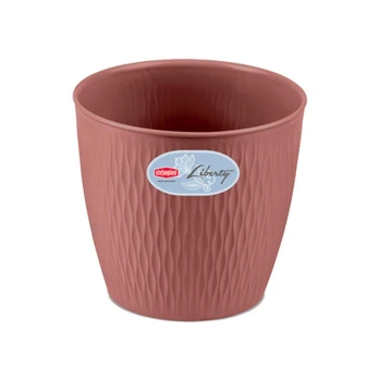 Stefanplast Vazonas Liberty Ø20x19cm rudas