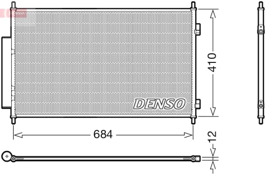 DENSO DCN40027 Air conditioning condenser