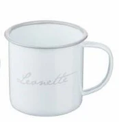 Emaliuotas puodelis Leonette, 0,4l