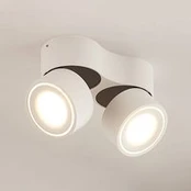 "Arcchio Rotari" LED lubinis prožektorius, baltas, 2 lemputės, 2x8,9 W