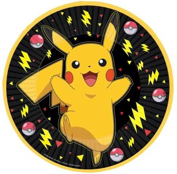Amscan Pokemon tallerkner, 23 cm